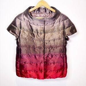 Herno Ombre Short Sleeve Puffer Coat